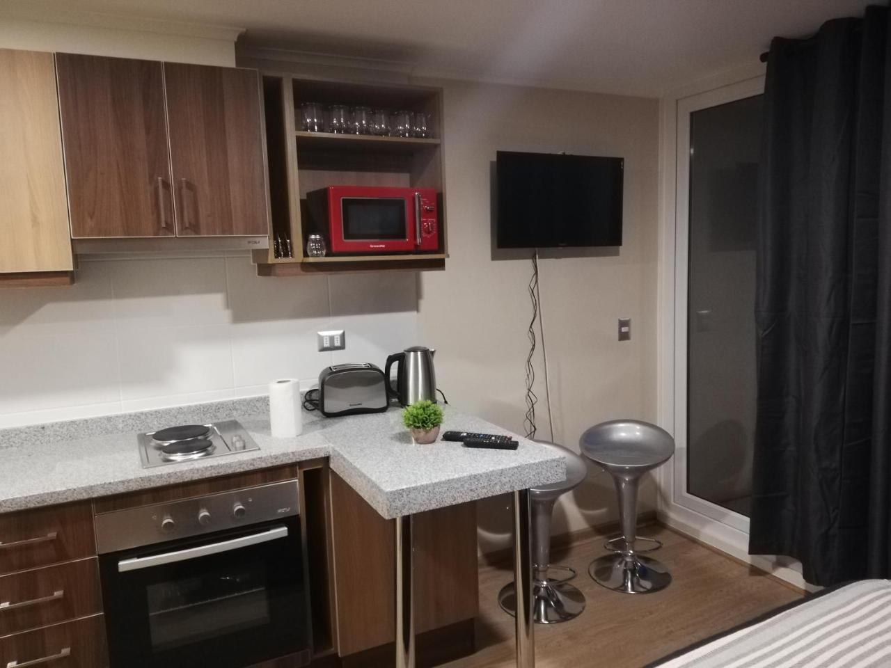 Depto Estudio 1811 Edificio Centro Blanco Con Estacionamiento 테무코 외부 사진